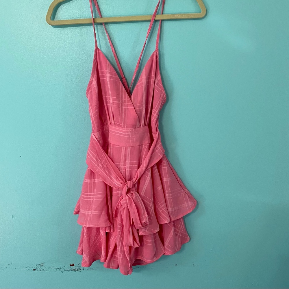 Pink Lilly romper